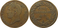 MONACO 5 CENTIMES Honorius V. (1819-1841) -