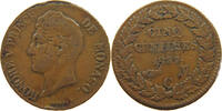 MONACO 5 CENTIMES Honorius V. (1819-1841) -