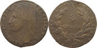 ITALY STATES NAPLES 3 GRANA JOACHIM MURAT -