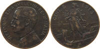 ITALY STATES 5 CENTESIMI Vittorio Emanuele III. (1900 - 1946) 5 CENTESIMI 1913 DOT AFTER D -