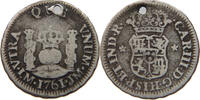 PERU 1/2 REAL Carlos III. 1759-1788. -