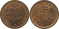 ST. THOMAS AND PRINCE 20 CENTAVOS PROVA -