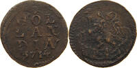 NETHERLANDS HOLLAND DUIT DUIT 1714 HOLLAND OVERSTRUCK -