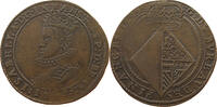 SPANISH NETHERLANDS JETON Albert & Isabella (1598-1621) 1599 Bureau des Finances -