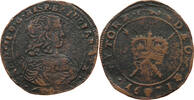 SPANISH NETHERLANDS JETON CARLOS II (1665-1700) BRUXELLES -