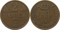 NORWAY 2 ORE HAAKON VII. 1905-1957 RARE -