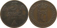 NORWAY 5 ORE HAAKON VII. 1905-1957 RARE -