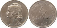 PORTUGAL 4 CENTAVOS 1917 VZ- 225.91 元  ＋  58.49 元 运费