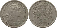PORTUGAL 50 CENTAVOS RARE -