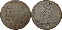 NORWAY 2 SKILLING Christian VII. (1766-1808) -
