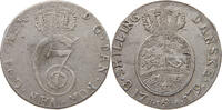 NORWAY 8 SKILLING Christian VII. (1766-1808) -