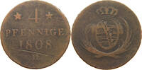 Sachsen-Albertinische Linie 6 Kreuzer Friedrich August I. 1806-1827 -