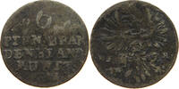 PREUSSEN 6 PFENNIG Friedrich I. (1701-1713) -