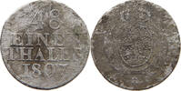 SACHSEN 1/48 TALER Friedrich August I. der Gerechte (1806-1827) -