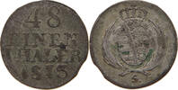 SACHSEN 1/48 TALER Friedrich August I. der Gerechte (1806-1827) -