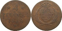 SACHSEN 4 PFENNIG 1809 Friedrich August I. der Gerechte (1806-1827) SS- 191.85 元  ＋  58.31 元 运费