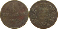 WÜRTTEMBERG 1/2 KREUZER Wilhelm I. (1816-1864) -