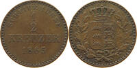 WÜRTTEMBERG 1/2 KREUZER Karl (1864-1891) -