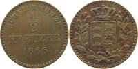 WÜRTTEMBERG 1/2 KREUZER Karl (1864-1891) -