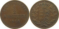 WÜRTTEMBERG 1/2 KREUZER Karl (1864-1891) -