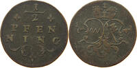 Würzburg, Bistum 1/2 Pfennig Adam Friedrich von Seinsheim 1755-1779 -