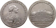 BRANDENBURG ANSBACH MEDAILLE Christian Friedrich Karl Alexander, 1757-1791. Halbtalerförmige Silbermedaille -