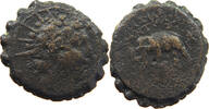 ANCIENT GREECE SELEUKID AE Antiochos VI. Epiphanes Dionysos, 144 - 142 -