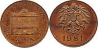 ÖSTERREICH HAUPTMÜNZAMT TOKEN 1981 PROOF 92.04 元  ＋  58.49 元 运费
