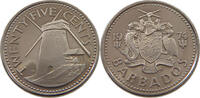 BARBADOS 25 CENTS -