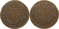 Würzburg, Bistum 1/2 kreuzer Adam Friedrich von Seinsheim 1755-1779 -