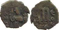 BYZANTINE EMPIRE FOLLIS CONSTANS II 641-668 FOLLIS RATTO 1555 -