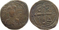 BYZANTINE EMPIRE AE ROMANUS IV. 1067-1071 RATTO 2030 OVERSTRUCK -