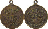 GREAT BRITAIN MEDAL George V. (1910-1936) MEDAL LONDON MAIL HOLIDAY CLUB -
