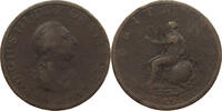 GREAT BRITAIN HALFPENNY GEORGE III. 1760-1820 -