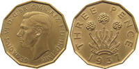 GREAT BRITAIN THREEPENCE George VI. (1936-1952) -