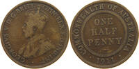AUSTRALIA HALFPENNY George V. (1910-1936) -
