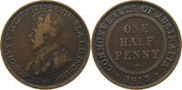 AUSTRALIA HALFPENNY George V. (1910-1936) -