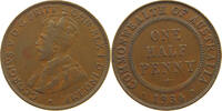 AUSTRALIA HALFPENNY George V. (1910-1936) -