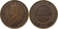 AUSTRALIA HALFPENNY George V. (1910-1936) -