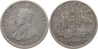 AUSTRALIA SIXPENCE George V. (1910-1936) -