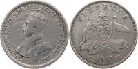AUSTRALIA SIXPENCE George V. (1910-1936) -