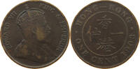 HONG KONG CENT Edward VII., 1901 - 1910 -