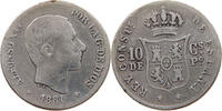 PHILIPPINES 10 CENTIMOS Alfonso XII. (1874–1885) -