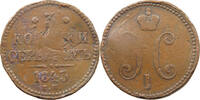 RUSSIA 3 KOPEKS Nikolaus I. (1825-1855) -