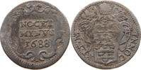 PAPAL STATES 1/2 MEZZO GROSSO INNOCENT XI. 1676-1689 NOCET MINVS -
