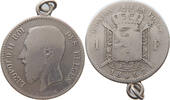 BELGIUM FRANC Leopold II. 1865-1909 -