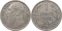 BELGIUM FRANC Leopold II. 1865-1909 -