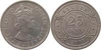 BELIZE 25 CENTS Elizabeth II. (1952-) -