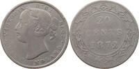 CANADA 20 CENTS Victoria 1837-1901 NEWFOUNDLAND -