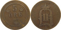 SWEDEN 5 ÖRE 1885 Oscar II. (1872-1907) S 41.84 元  ＋  58.49 元 运费